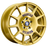 Sparco Terra Race Gold Blue Lettering - 2