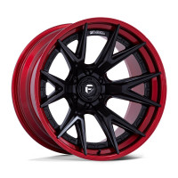 Fuel Fc402 Catalyst Matte Black With Candy Red Lip