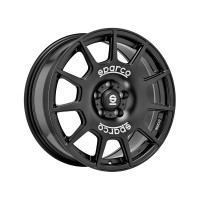 Sparco Terra Matt Black White Lettering