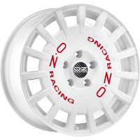 OZ Racing Rally Racing Race White Red Lettering