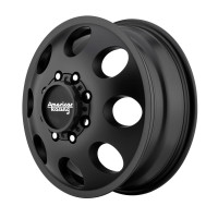 American racing AR204 Baja Dually Satin Black - Front