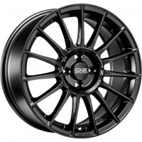 OZ Racing Superturismo LM Matt Black Silver Lettering