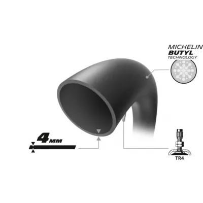 Michelin Inner tube 21UHD with TR4 valve (4 mm for Off-road) - -/90 - 21 S